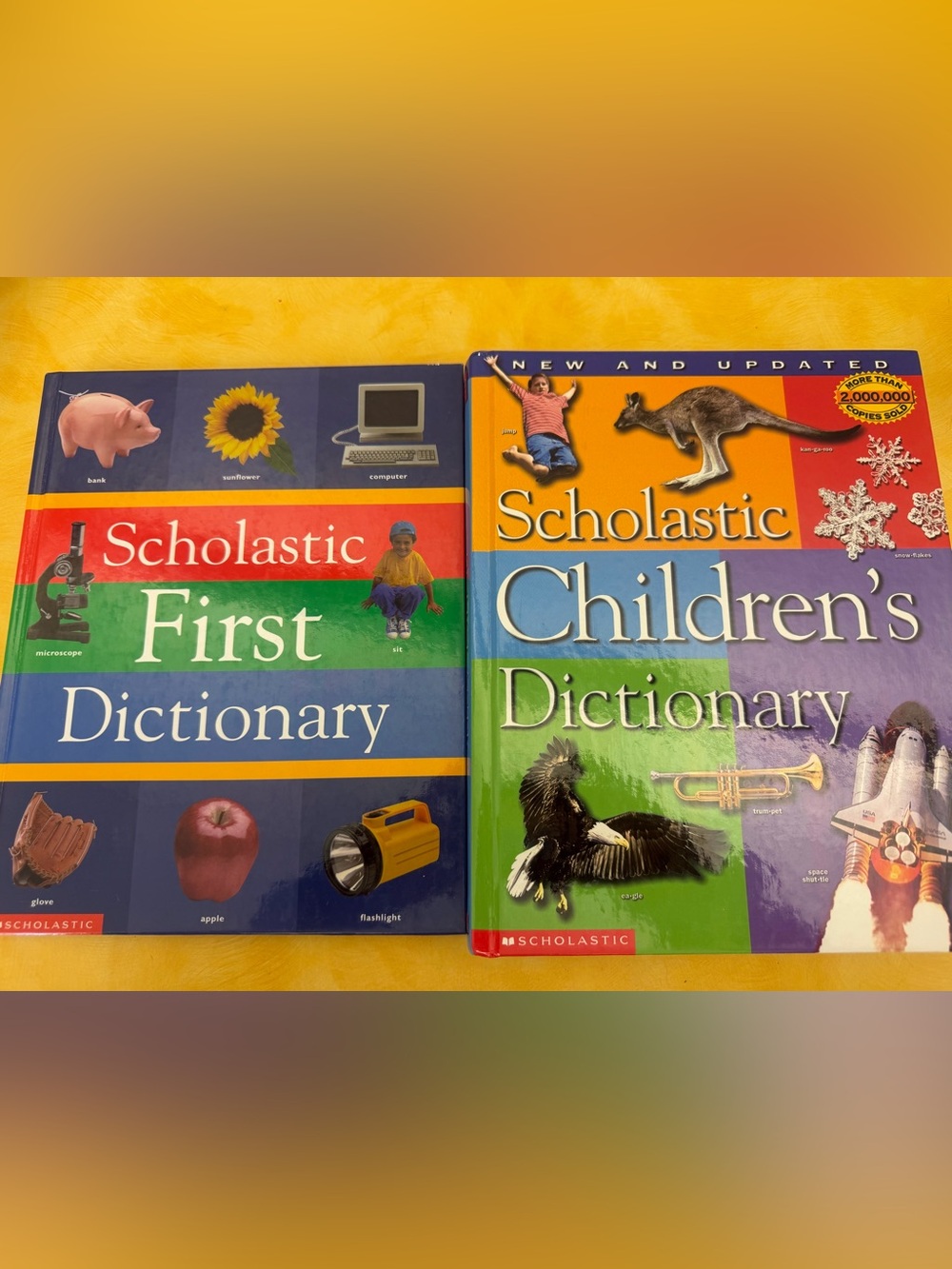 Scholastic Children’s Dictionary Book Lot First Dictionary 1998 2002 Hardcover